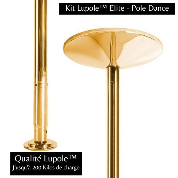 Lupole™ Elite - Barre Pole dance Gold