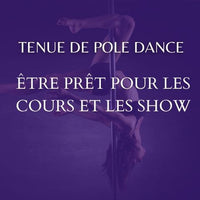 vetement pole dance cours et show