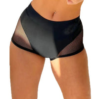 Ensemble Pole Dance NITI Panthera - Haut + Short en résille noire