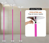 Barre de pole dance avec hauteur ajustable