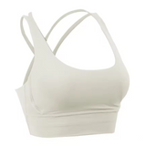 Brassiere Pole Dance Entrelace – VYBE blanc