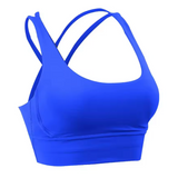 Brassiere Pole Dance Entrelace – VYBE bleu