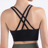 Brassière Pole Dance Entrelace – VYBE noir