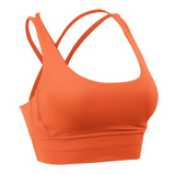 Brassiere Pole Dance Entrelace – VYBE orange