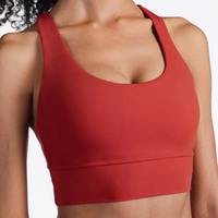 Brassière Pole Dance Entrelace – VYBE rouge