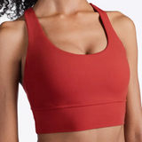 Brassière Pole Dance Entrelace – VYBE rouge