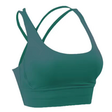 Brassiere Pole Dance Entrelace – VYBE vert