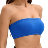 Brassiere pole dance Vertige VYBE - coloris bleu glacier vue de face