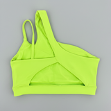 Brassière pole dance asymétrique VYBE™ jaune