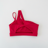 Brassière pole dance asymétrique VYBE™ rouge