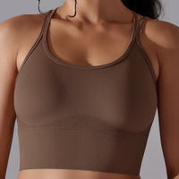 Crop top pole dance brun -  Cléopatra by Liraï