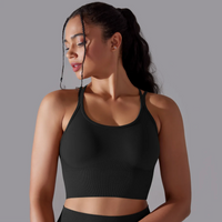 Crop top pole dance noir -  Cléopatra by Liraï