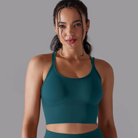 Crop top pole dance vert -  Cléopatra by Liraï