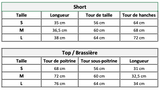 Guide des tailles - Ensemble Pole Dance Sillon – VYBE