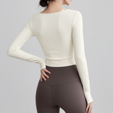 Haut Pole Dance Ivoire - Pastel by NITI vue de dos