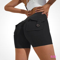 Short Pole Dance Cargo Bravoure – BLOW™ noir