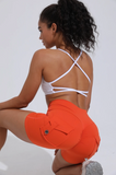 Short Pole Dance Cargo Bravoure – BLOW™ orange