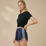 Short pole dance slim fit bleu Blow