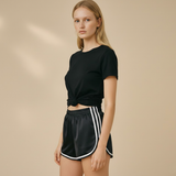 Short pole dance slim fit noir Blow