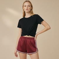 Short pole dance slim fit rouge Blow