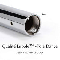 vidaXL Barre pole dance taille ajustable (30032) au meilleur prix
