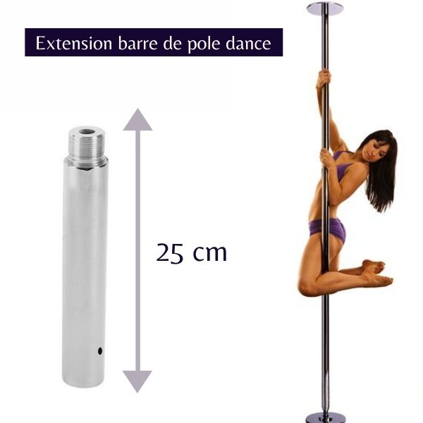 Extension pour barre de pole dance 25cm