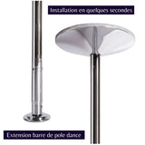 Installer une extension pour barre de pole dance 25cm
